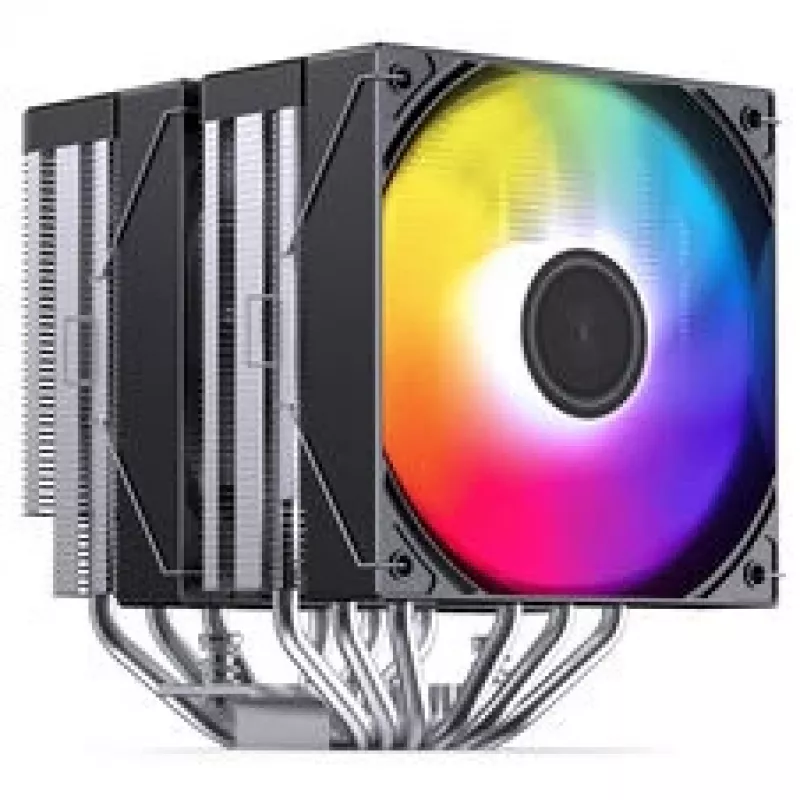 Protsessori jahuti Jonsbo CB80 kahe torniga, koos kahe 120 mm PWM RGB-ventilaatoriga — must