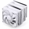 CPU jahuti Jonsbo CB80 kahe torniga ja 2×120 mm PWM ARGB ventilaatoriga — valge