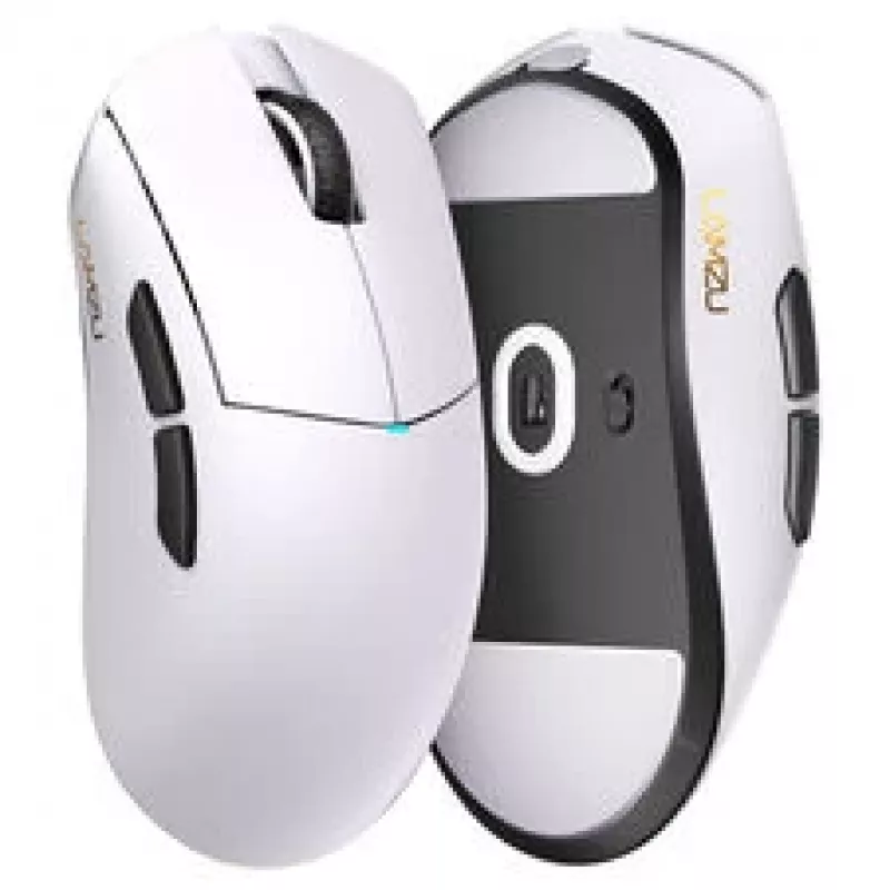 Gaming hiir Lamzu Paro — 8 kHz polling rate, 2.4 GHz wireless, Valge