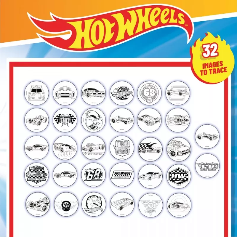 Hot Wheels projektoriga joonistamise komplekt