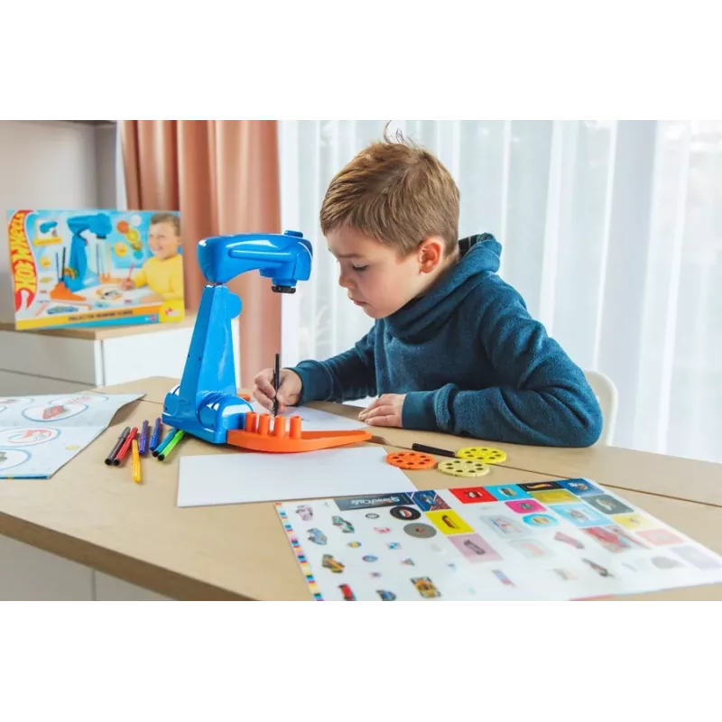 Hot Wheels projektoriga joonistamise komplekt