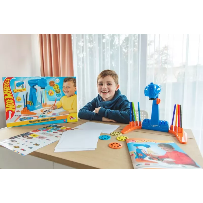 Hot Wheels projektoriga joonistamise komplekt