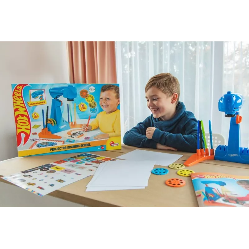Hot Wheels projektoriga joonistamise komplekt