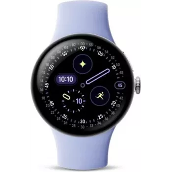 Google Pixel Watch 4 LTE 41mm Poleeritud hõbedane / Iris, GA10839-EU (GA10839-EU)