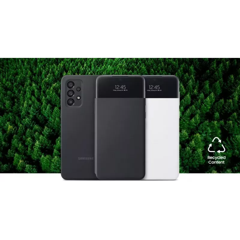 Kaitsva rahakotiga ümbris Samsung EF-EA336PBEGEW Galaxy A33 5G jaoks, ühildub kuni 6,4-tolliste ekraanidega, must, 1 kaarditasku