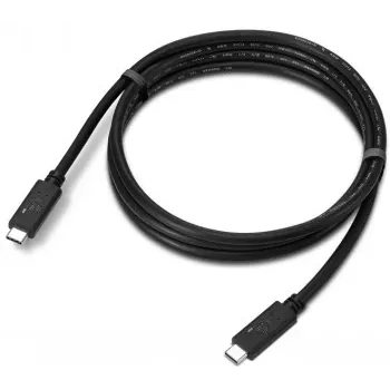 USB-kaabel Lenovo USB4 Gen 2x2 4X91U92143, USB-C kuni USB-C, 1,5 m, 20 Gbit/s, must