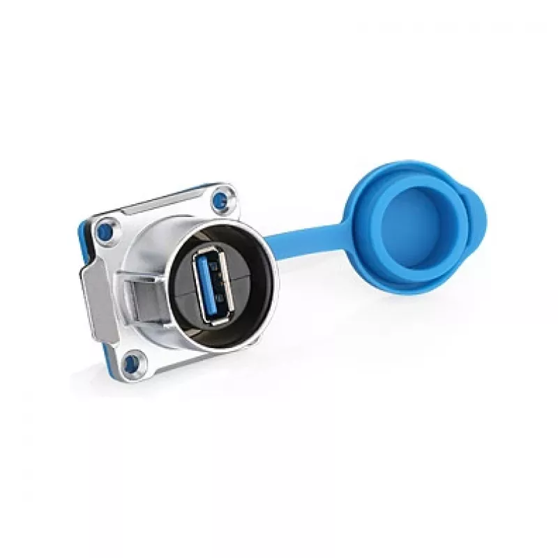 Good Connections GC IC01-24U302 - Steckverbinder - USB 3.0 Durchführungskupplung, IP67 (IC01-24U302)