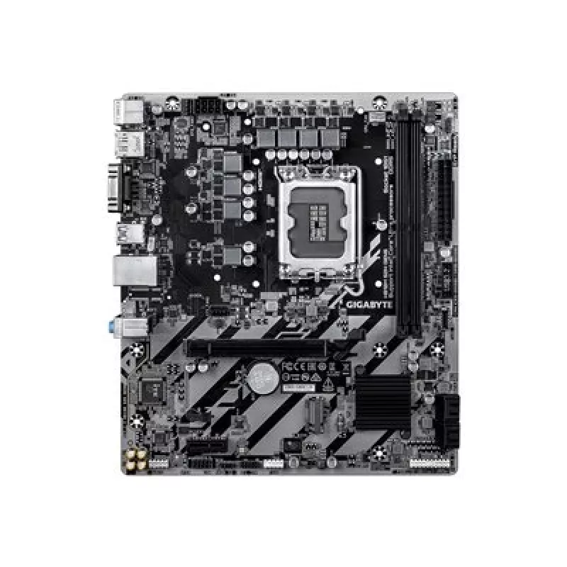 GIGABYTE H810M S2H GEN5 Micro ATX emaplaat — LGA 1851, Intel H810, 2×DIMM DDR5 kuni 6400 MHz, 1×PCIe 4.0 M.2, 1GbE