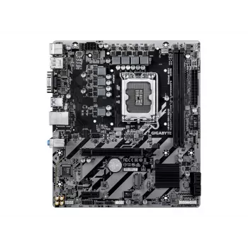 GIGABYTE H810M S2H GEN5 Micro ATX emaplaat — LGA 1851, Intel H810, 2×DIMM DDR5 kuni 6400 MHz, 1×PCIe 4.0 M.2, 1GbE
