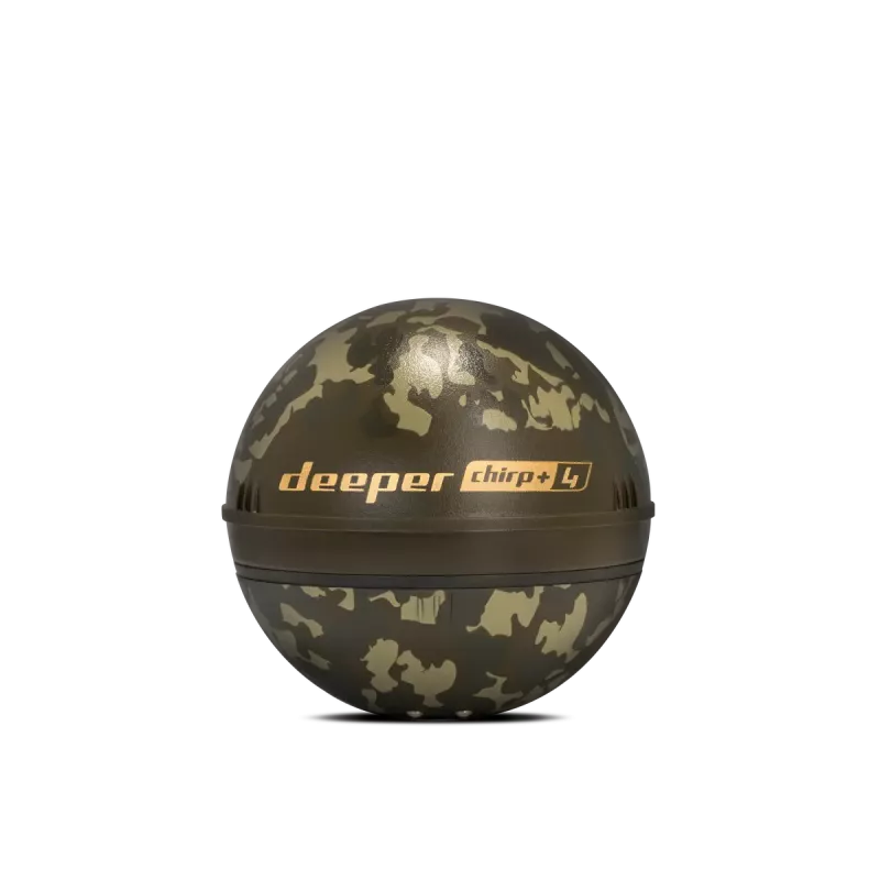 Sonar Deeper Smart Sonar Chirp+4 Wi‑Fi kajalood, sisseehitatud aku, ABS-korpus, roheline/pruun