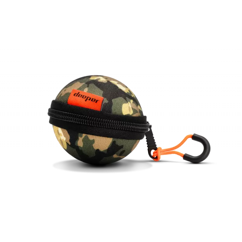 Sonar Deeper Smart Sonar Chirp+4 Wi‑Fi kajalood, sisseehitatud aku, ABS-korpus, roheline/pruun
