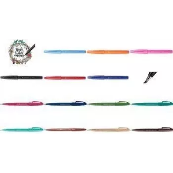 Kalligraafiapastapliiats PENTEL SES15C-V — violetne, veepõhine tint, 1 tk, kalligraafiaotsik