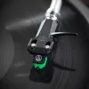 Audio-Technica AT-VM95E/H helipeaga monteeritud fonokassett koos AT-HS6BK peatoega (must/roheline)