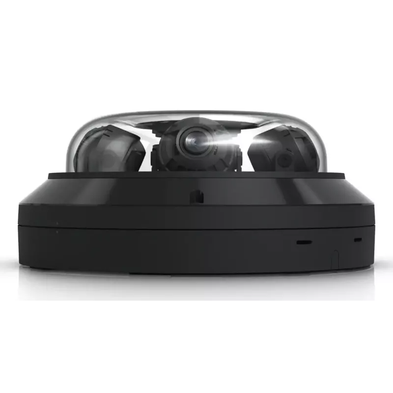 IP turvakaamera UBIQUITI AI Multi Sensor 4 — Kuppel, laekinnitus, 3840×2160, 360° FOV, juhtmega, Must