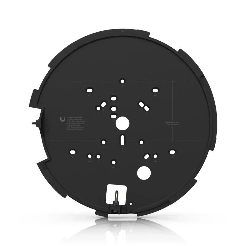 IP turvakaamera UBIQUITI AI Multi Sensor 4 — Kuppel, laekinnitus, 3840×2160, 360° FOV, juhtmega, Must