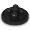 IP turvakaamera UBIQUITI AI Multi Sensor 4 — Kuppel, laekinnitus, 3840×2160, 360° FOV, juhtmega, Must