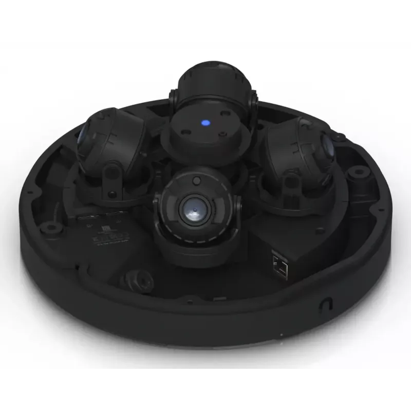 IP turvakaamera UBIQUITI AI Multi Sensor 4 — Kuppel, laekinnitus, 3840×2160, 360° FOV, juhtmega, Must