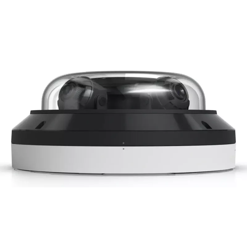IP-laekuppel-turvakaamera UBIQUITI AI Multi Sensor 4 — 3840×2160, 360° vaateväli, 2,33× optiline suum, laekinnitus, juhtmega (valge/must)