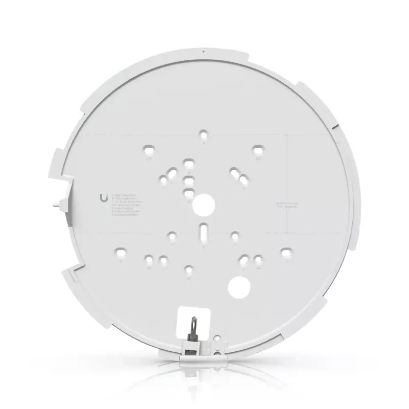 IP-laekuppel-turvakaamera UBIQUITI AI Multi Sensor 4 — 3840×2160, 360° vaateväli, 2,33× optiline suum, laekinnitus, juhtmega (valge/must)