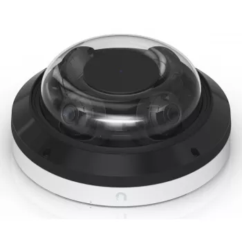 IP-laekuppel-turvakaamera UBIQUITI AI Multi Sensor 4 — 3840×2160, 360° vaateväli, 2,33× optiline suum, laekinnitus, juhtmega (valge/must)
