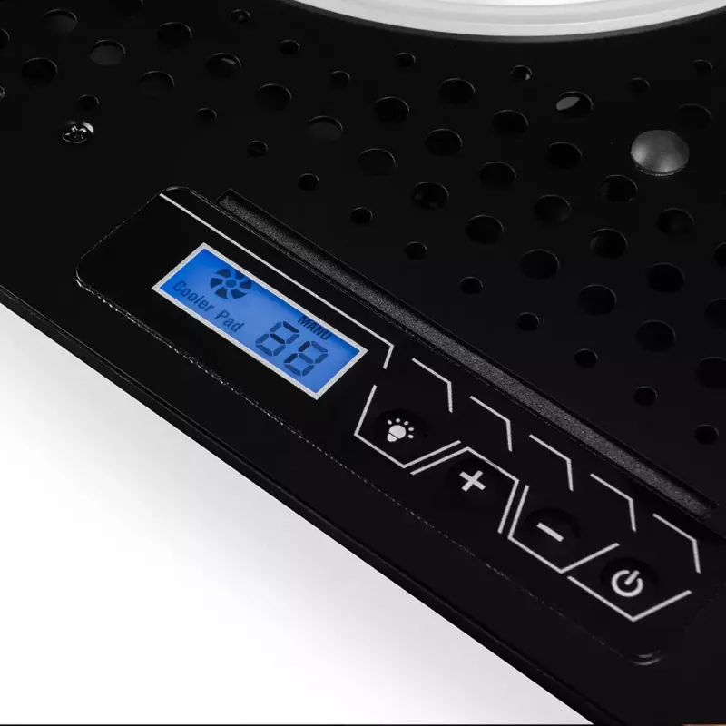 Jahutusalus Modecom MC-CF18 RGB 45.7 cm 2 ventilaatorit Must