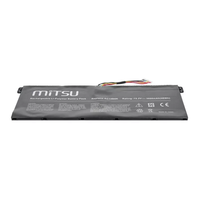 Aku MITSU BC/AC-E3 Acer sülearvutitele 2200 mAh 33 Wh 15,2 V