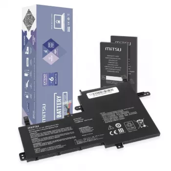 Aku MITSU ASUS VivoBook jaoks (mudel BC/AS-K513E) 11,4 V 3550 mAh