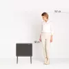 Brabantia Bo Touch prügikast 34 L 2 korviga Beež Laius 540 mm Sügavus 312 mm Kõrgus 680 mm