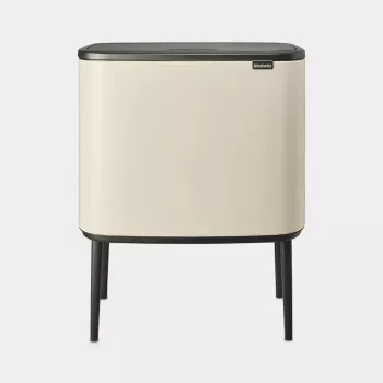 Brabantia Bo Touch prügikast 34 L 2 korviga Beež Laius 540 mm Sügavus 312 mm Kõrgus 680 mm
