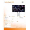 Apple Studio Display XDR Nano-tekstuuriga klaasi ja kalde- ja kõrgusreguleeritava alusega monitor