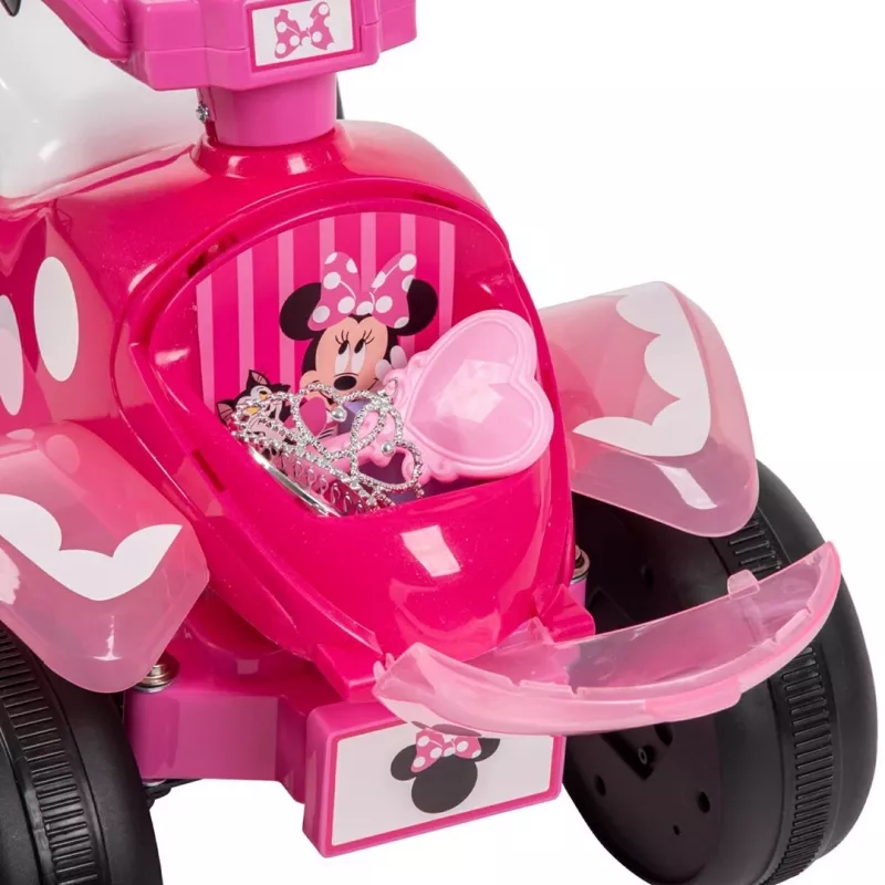 Laste elektriline sõiduk-ATV HUFFY Minnie hiir mudel 19073W, akutoitel laste ATV