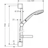 Dušisüsteem Hansgrohe Croma 100 27771000 Kroom