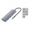CONCEPTRONIC 10-1 Dokk USB-C->HDMI/2xUSB-C/3xUSB-A/+ 20cm h