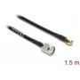 Koaksiaalantennikaabel DELOCK TNC isane SMA isasele RG-58 C/U 1,5 m