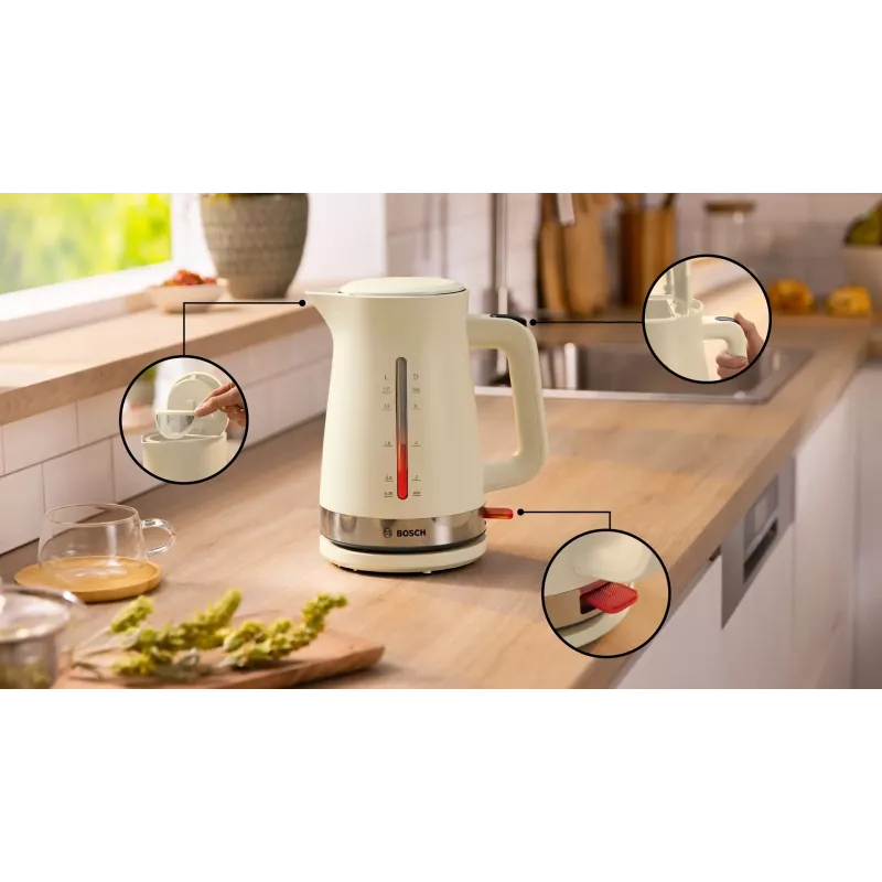 Bosch MyMomenti elektriline veekeetja 1,7 l 2400 W kreem