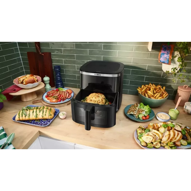 Bosch Serie 6 MAFS2671B fritüür Üksik 7,2 L Eraldiseisev 1800 W Kuumaõhufritüür Must