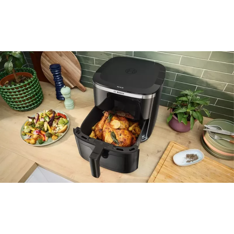 Bosch Serie 6 MAFS2671B fritüür Üksik 7,2 L Eraldiseisev 1800 W Kuumaõhufritüür Must