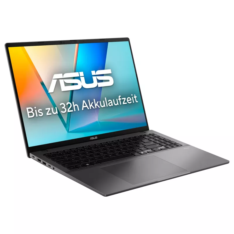 ASUS Vivobook S16 S3607VA-RP142W sülearvuti, 16-tolline WUXGA, Intel Core 7 240H, 16 GB muutmälu, 1 TB SSD, Windows 11 Home, hall