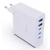 Verico MOJO GaN 140W mitme pordiga USB-C ja USB-A kiirlaadija sülearvutitele, nutitelefonidele ja tahvelarvutitele, valge