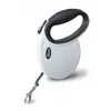 Sissetõmmatav koerarihm Hilton Smart Dog Tape M — 4 m, koertele kuni 20 kg, valge-must