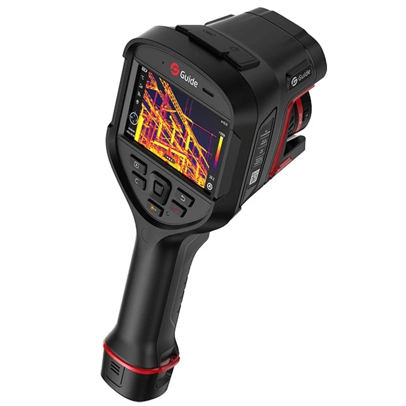 H4 kaamera termopilt, 480x360 IR, 30Hz, FOV 25°x19°, 4,3 puutetundlik LCD, laser, 64GB, Wi-Fi, Bluetooth, 8MP, aku