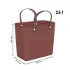 Rotho Multibag Albula Style 25L pesukorv, Rauapunane