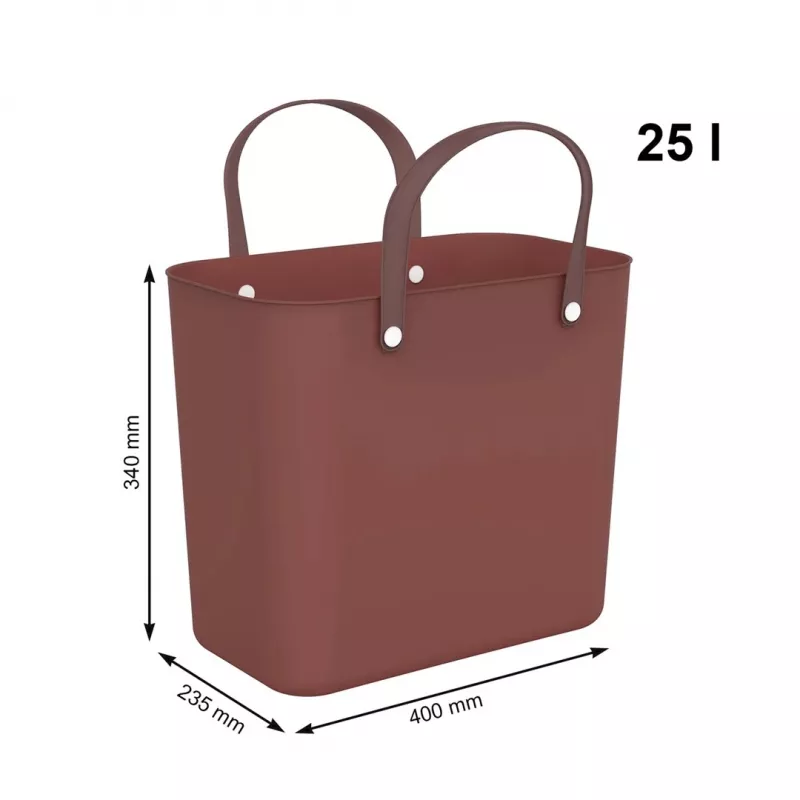 Rotho Multibag Albula Style 25L pesukorv, Rauapunane