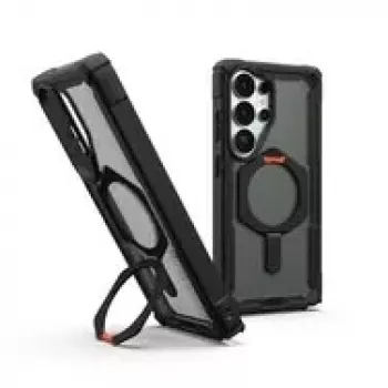 UAG Urban Armor Gear Plasma XTE Kickstand Case with Magnet Module | Samsung Galaxy S26 Ultra | Must/oranž | 214522114097 (214522114097)