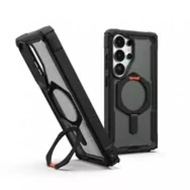 UAG Urban Armor Gear Plasma XTE Kickstand Case with Magnet Module | Samsung Galaxy S26 Ultra | Must/oranž | 214522114097 (214522114097)