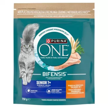 Purina Nestlé Purina ONE kassitoit 7+ kana ja täisteraviljadega 750 g