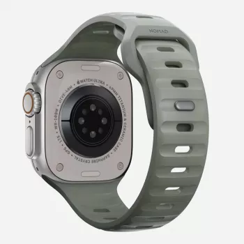 Band Nomad Sport Band hall Rubber nutikella jaoks, laius 21,5 mm, randme ümbermõõt 160–195 mm