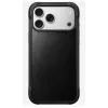 Mobiiltelefoni ümbris Nomad Rugged Leather ümbris iPhone 17 Pro Max jaoks, kate, nahk + TPU + PC, sobib 17,5 cm (6,9 tolli) ekraanile, must