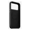 Mobiiltelefoni ümbris Nomad Rugged Leather ümbris iPhone 17 Pro Max jaoks, kate, nahk + TPU + PC, sobib 17,5 cm (6,9 tolli) ekraanile, must