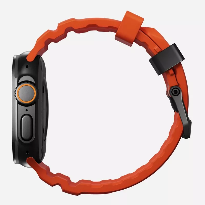 Band Nomad Rocky Point Must Leather for Smartwatch — Wrist 145–195 mm, Titanium Buckle